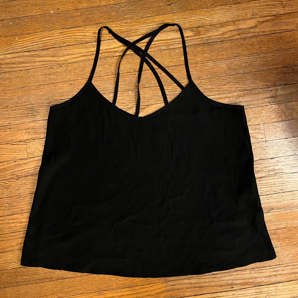 Hollister Cross Back Black Cami